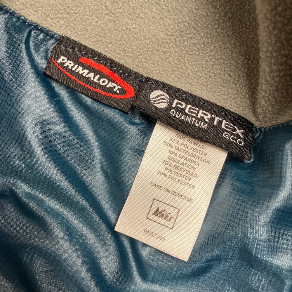 REI Womens L Vest Black Primaloft Pertex Quantum Packable Insulated Quilted - Picture 8 of 11